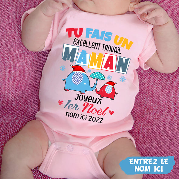 Cadeau Personnalisé Pour Maman Baby Onesie - PP- AV08112214