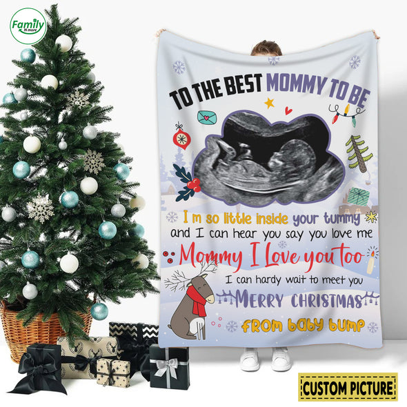 Personalized Gift For Future Mommy I Love You Too Blanket - LP - AV1811221