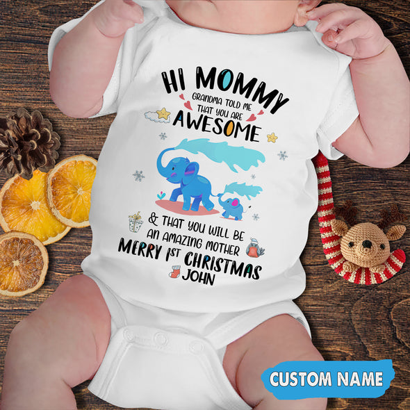 Personalized Gift For Mommy You Will Be An Amazing Mother Baby Onesie - PP - AV2410224