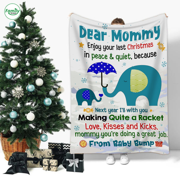 Gift For Mommy Next Year I'll With You Blanket - PP - AV2710221