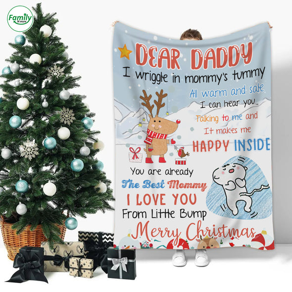 Gift For Future Daddy I Love You Too Blanket - PP - AV2111223