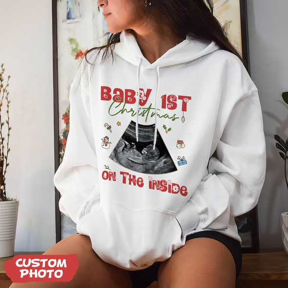 Personalized Gift For Future Mommy Baby's First Christmas T-shirt, Hoodie, Sweatshirt-PP-AV1511222
