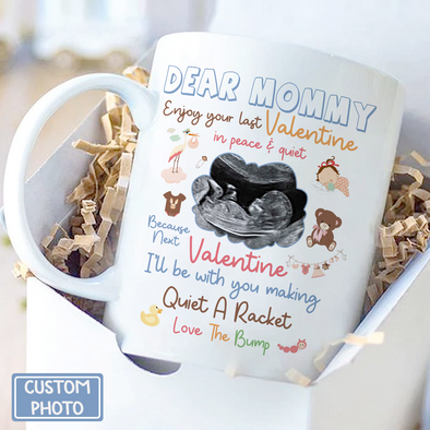 Personalized Gift For Future Mommy Happy Valentine's Day Mug - PP_AV211224