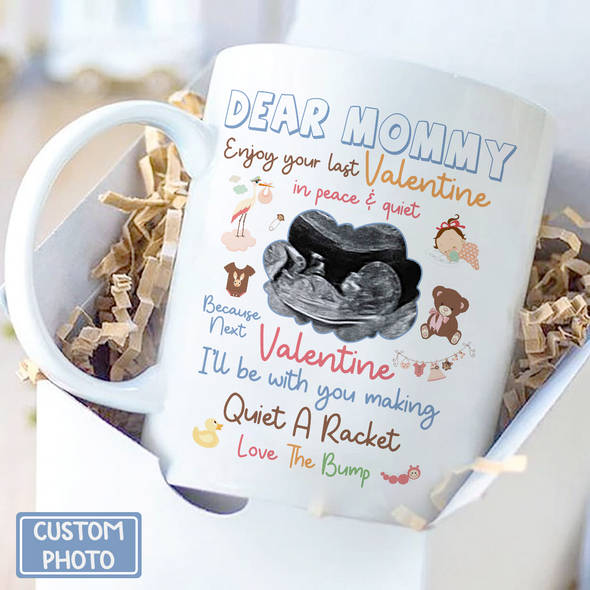 Personalized Gift For Future Mommy Happy Valentine's Day Mug - PP_AV211224
