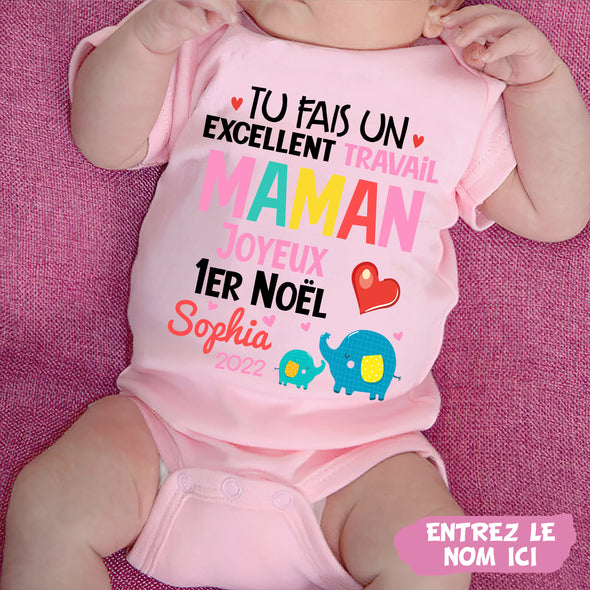 Cadeau Personnalisé Pour Maman Baby Onesie - PP - AV0911222