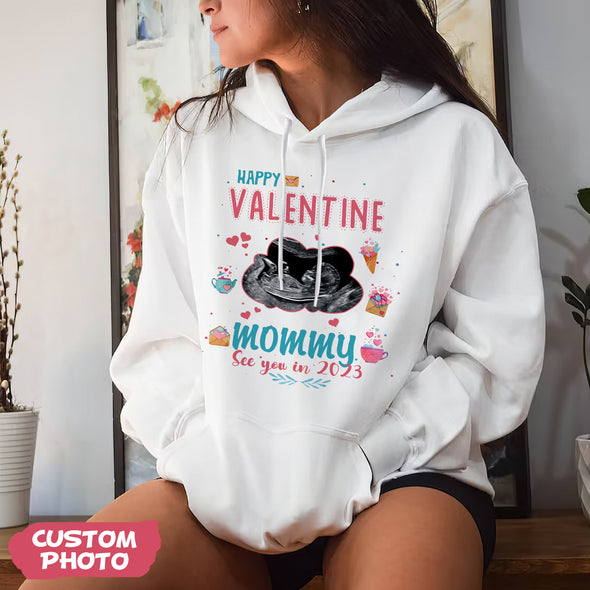 Gift For Future Mommy Happy Valentine T-shirt, Hoodie, Sweatshirt PP-AV0712221