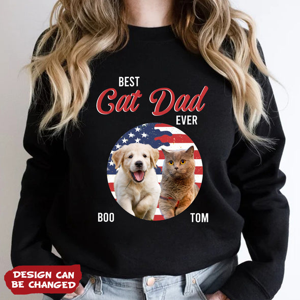 Personalized Gift For Dog And Cat Lover Best Cat Dad Ever T-shirt, Hoodie, Sweatshirt PP-AV0111221