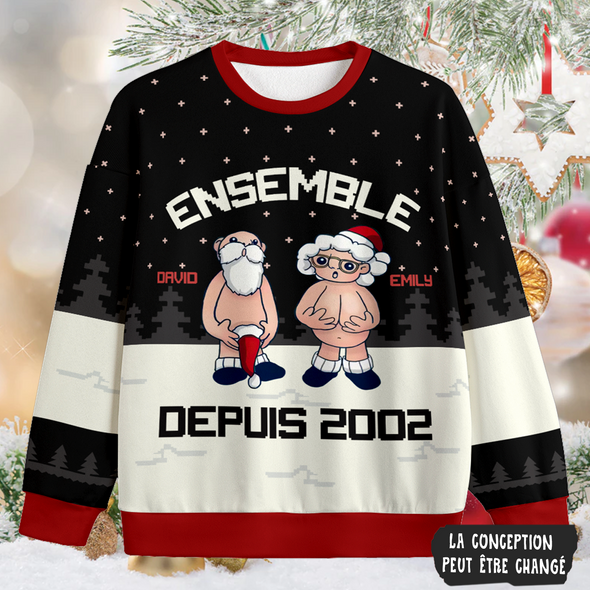 Cadeau Personnalisé Pour Couple Ensemble Depuis Ugly Sweater PP - AV2111226