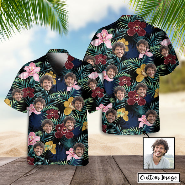 Customized Man's Face Hawaiian Shirt - PP -AV0112224