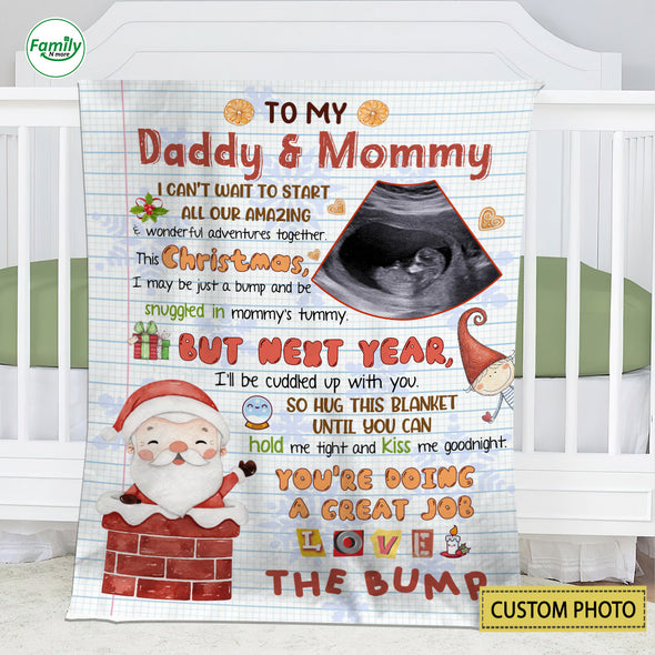 Personalized Gift For Future Daddy and Mommy You Are Doing A Great Job Blanket - NT - AV179221