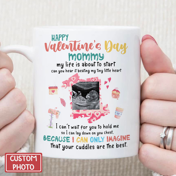 Personalized Gift For Future Mommy Happy Valentine's Day Mug - PP_AV1412221