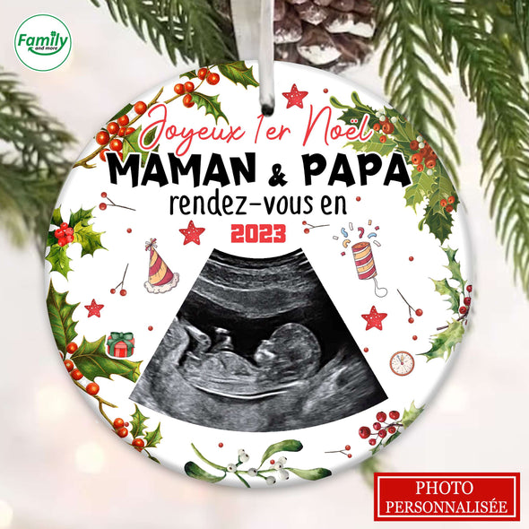 Cadeau Personnalisé Pour Maman & Papa Ornament PP - AV1011225