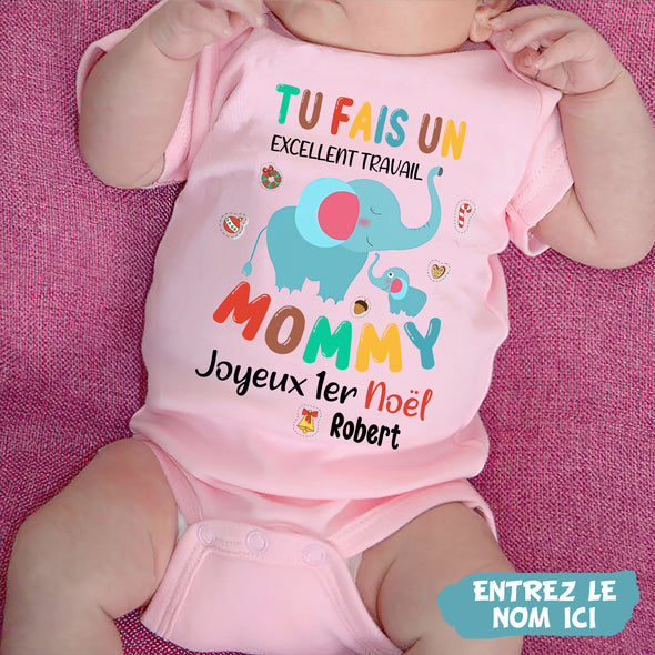 Cadeau Personnalisé Pour Maman Baby Onesie - PP - AV0711229
