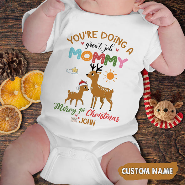 Personalized Gift For Mommy You Are Doing A Great Job Baby Onesie - PP - AV2510223