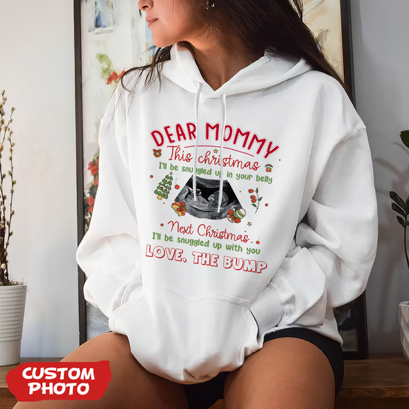 Personalized Gift For Future Mommy This Christmas I'll Be Snuggled Up In Your Belly T-shirt, Hoodie, Sweatshirt-PP-AV1511225