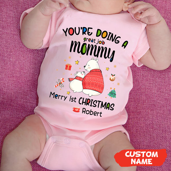 Personalized Gift For Mommy You Are Doing A Great Job Baby Onesie - PP - AV0711226