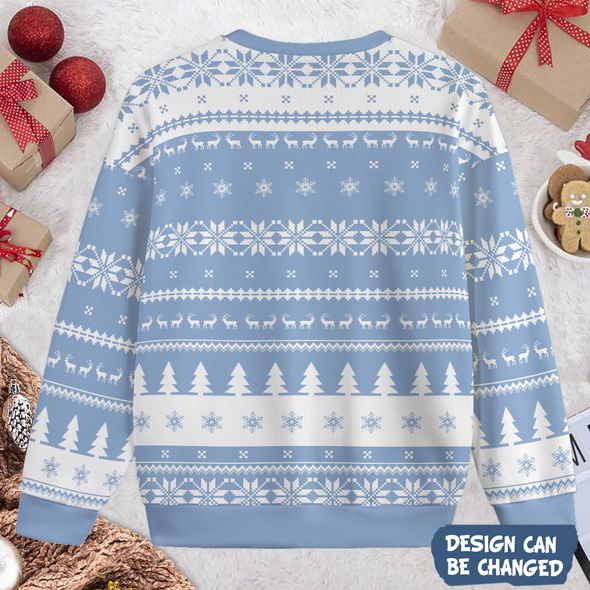 Personalized Gift For Couple Funny Santa Ugly Sweater PP - AV1611221