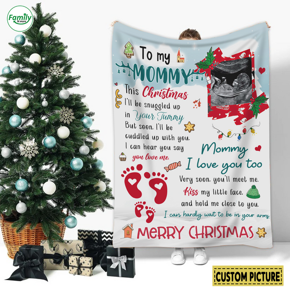Personalized Gift For Future Mommy I Love You Too Blanket - PP - AV1711226