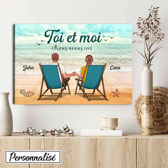 Cadeau pour couple toi et moi nous l'avons PP - AV2507223