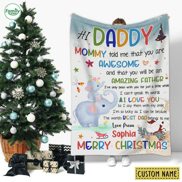 Gift For Daddy Amazing Father Blanket - PP - AV2211225