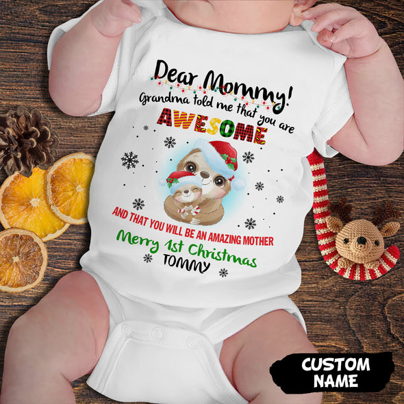 Personalized Gift For Mommy You Will Be An Amazing Mother Baby Onesie PP - AV0311225