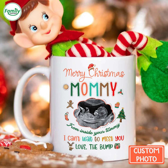 Personalized Gift For Future Mommy Merry Christmas Mug  PP - AV2010221