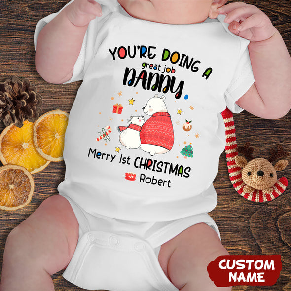 Personalized Gift For Daddy You're Doing A Great Job Baby Onesie - PP-AV2411223