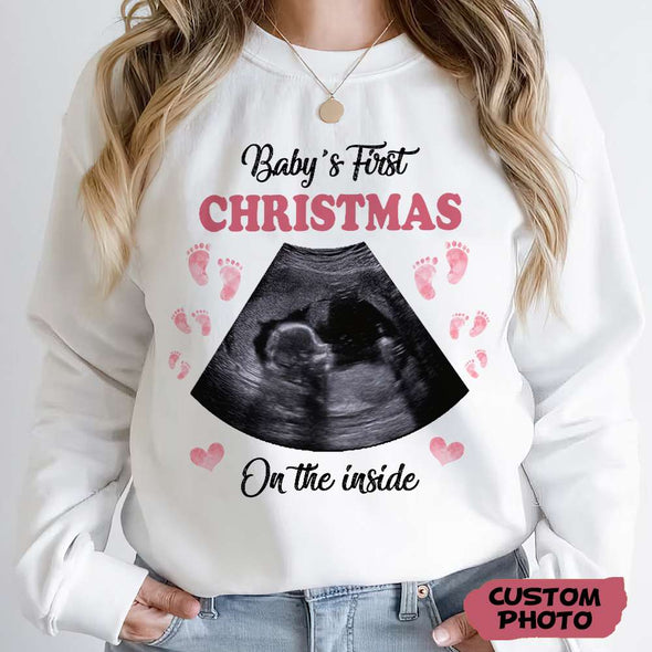 Baby's First Christmas On The Inside T-Shirt - NT - NN1311215