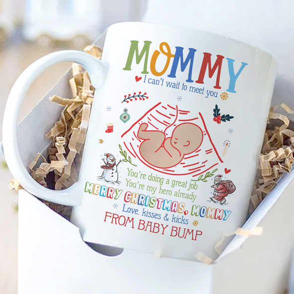 Gift For Future Mommy I Can't Wait To Meet You Mug - PP - AV0812221