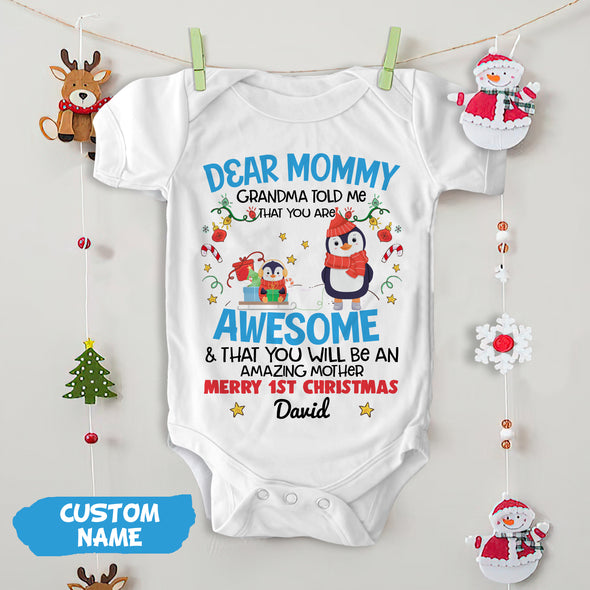 Personalized Gift For Mommy You Are Doing A Great Job Baby Onesie PP - AV0211223