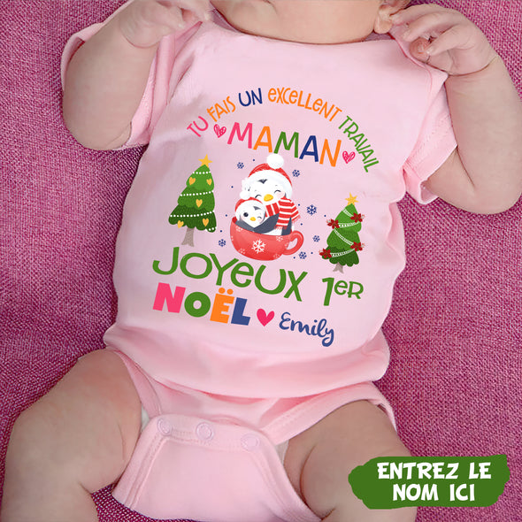 Cadeau Personnalisé Pour Maman Baby Onesie - PP- AV08112213