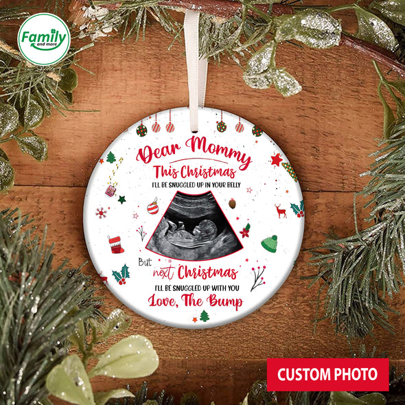 Personalized Gift For Future Mommy I'll Be Snuggled Up With You Ornament PP-AV2909224