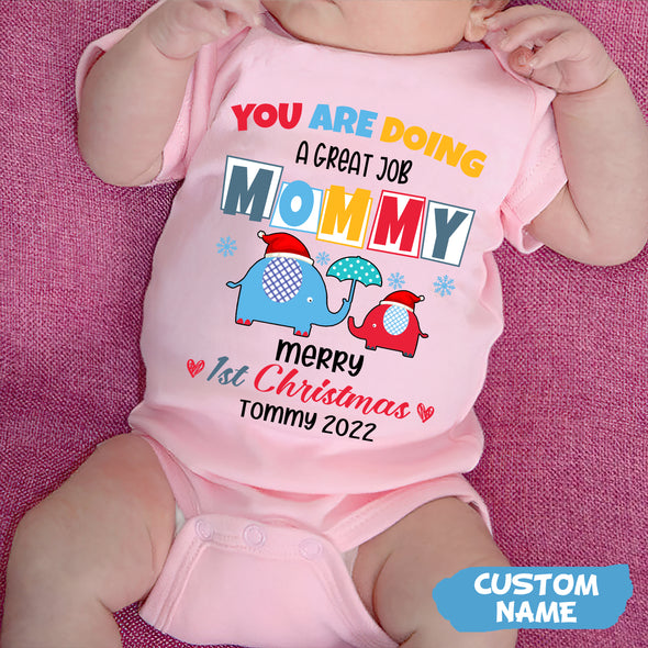 Personalized Gift For Mommy You Are Doing A Great Job Baby Onesie PP - AV08112215