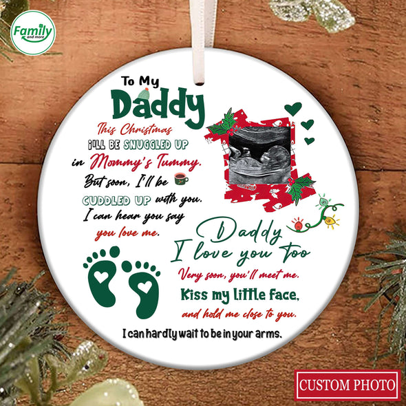 Personalized Gift For Future Daddy I Can Hear You Say You Love Me Ornament_PP_AV0111227