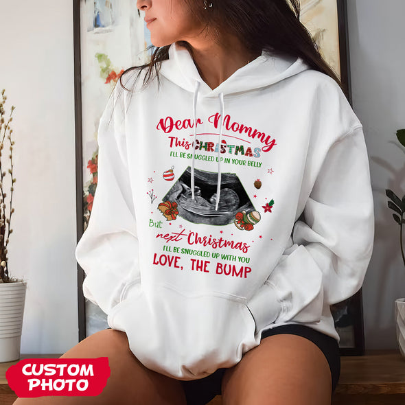 Personalized Gift For Future Mommy I'll Snuggled Up In Your Belly T-shirt, Hoodie, Sweatshirt PP-AV2311221