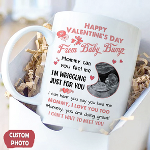 Personalized Gift For Future Mommy Happy Valentine's Day Mug - PP - AV2312224