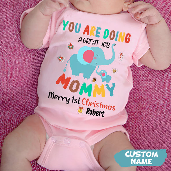 Personalized Gift For Mommy You Are Doing A Great Job Baby Onesie - PP - AV0711228