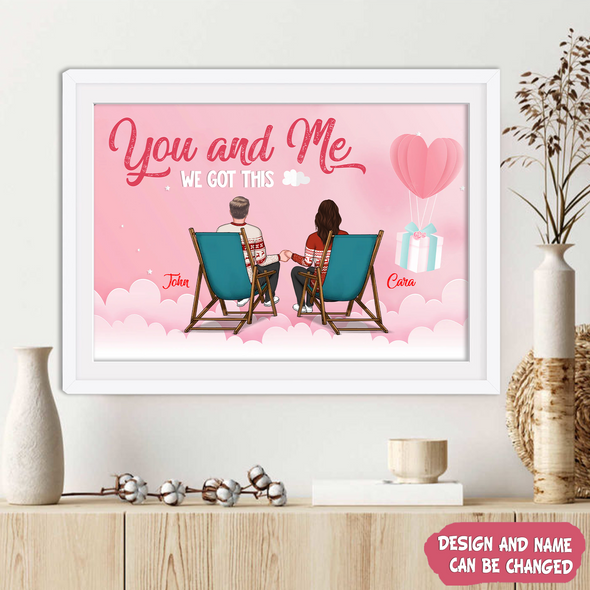 Personalized Gift For Couple You & Me Canvas PP-AV0912221