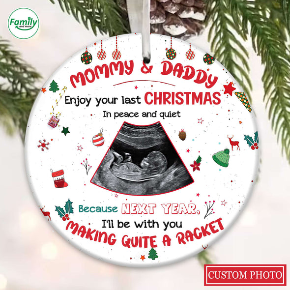 Personalized Gift For Future Mommy & Daddy See You In 2023 Ornament PP - AV0911227
