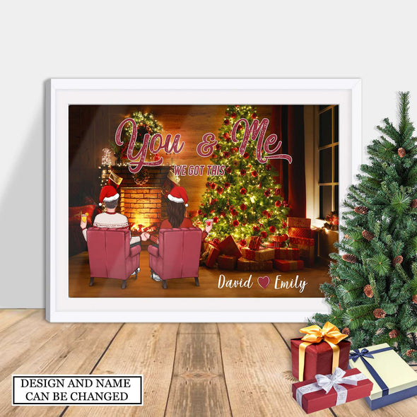 Gift For Couple You And Me We Got This Christmas Canvas PP - AV1310223