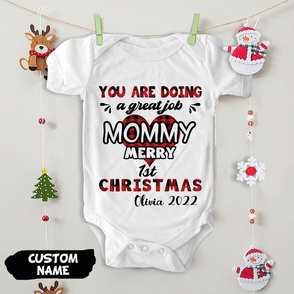 Personalized Gift For Mommy You Are Doing A Great Job Baby Onesie PP - AV0211226
