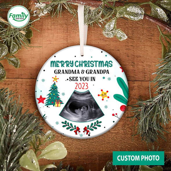 Personalized Gift For Future Grandma & Grandpa See You In 2023 Ornament PP_AV2309221