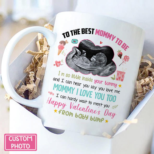 Personalized Gift For Future Mommy Happy Valentine's Day Mug - PP_AV1512221