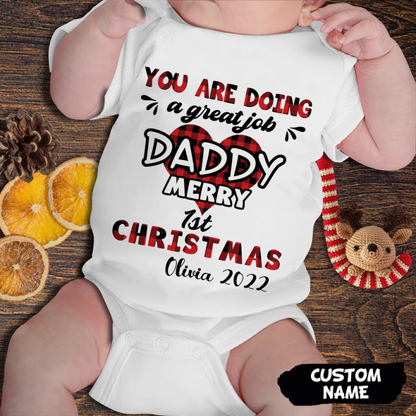 Personalized Gift For Daddy You Are Doing A Great Job Baby Onesie PP - AV0211227