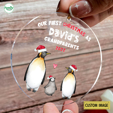 Personalized Gift For Grandparents Our First Christmas Ornament_PP_AV3110222