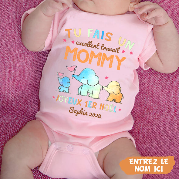Cadeau Personnalisé Pour Maman Baby Onesie - PP - AV0811211