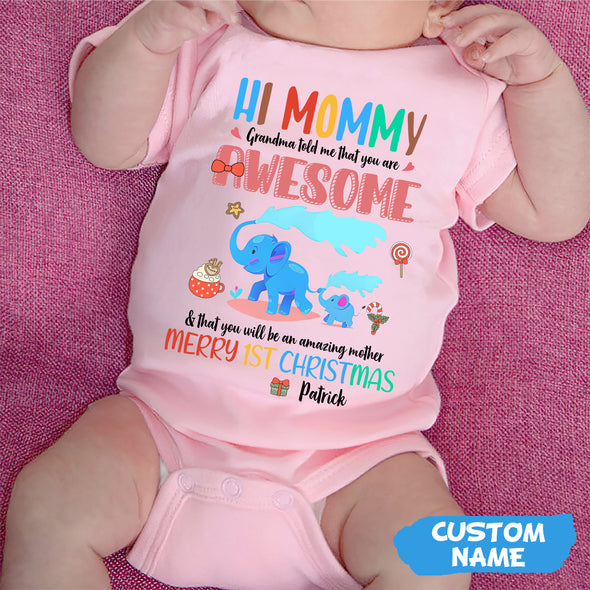 Personalized Gift For Mommy You Are Doing A Great Job Baby Onesie - PP- AV0811221