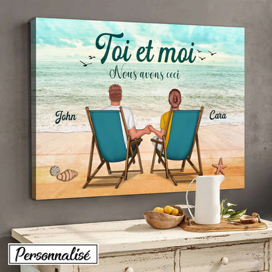 Cadeau pour couple toi et moi nous l'avons PP - AV2507223