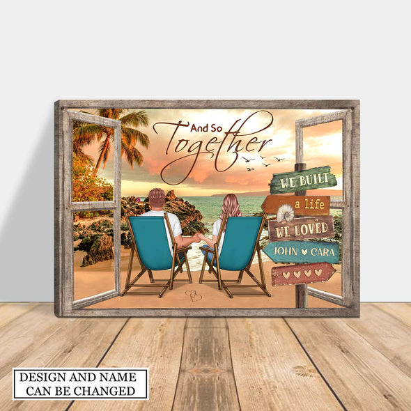 Gift For Couple And So Together Framed Canvas - PP - AV0408223