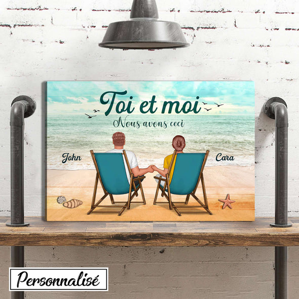 Cadeau pour couple toi et moi nous l'avons PP - AV2507223